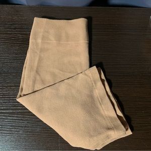 FABLETICS BIKER SHORTS (beige/almost peachy/tan color) (small)